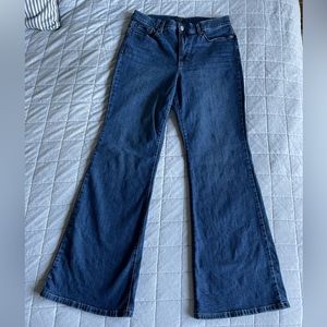 Banana Republic slim flare dark wash jeans size 10/30
